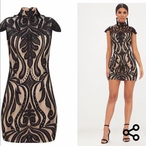 Lace High Neck Pretty Little Thing Dress